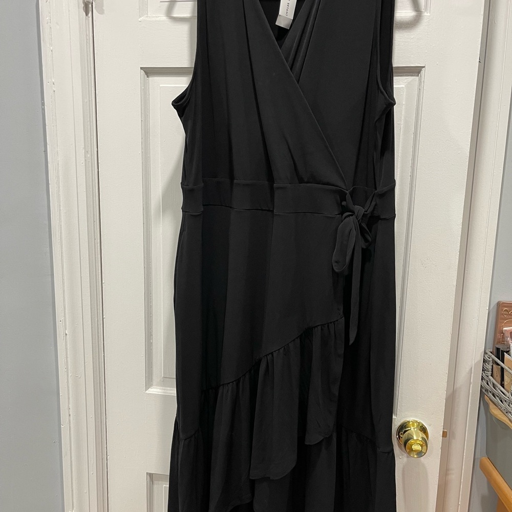 Lane Bryant Black Asymmetrical Dress